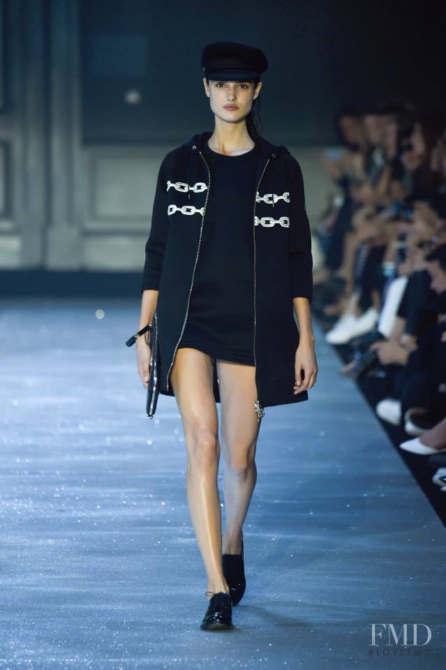 Blanca Padilla featured in  the Moncler Gamme Rouge fashion show for Spring/Summer 2015
