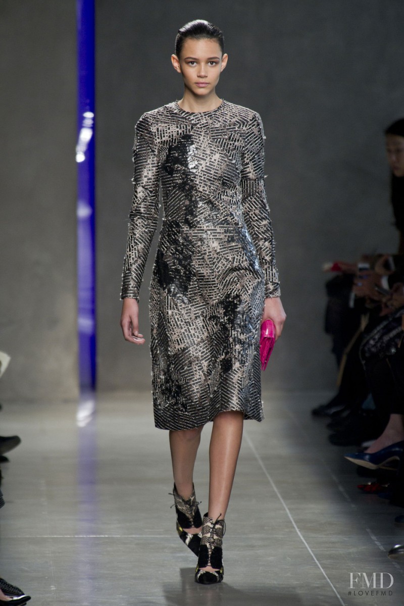 Binx Walton featured in  the Bottega Veneta fashion show for Autumn/Winter 2014