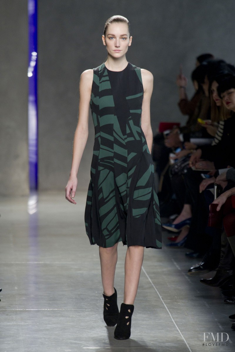 Joséphine Le Tutour featured in  the Bottega Veneta fashion show for Autumn/Winter 2014