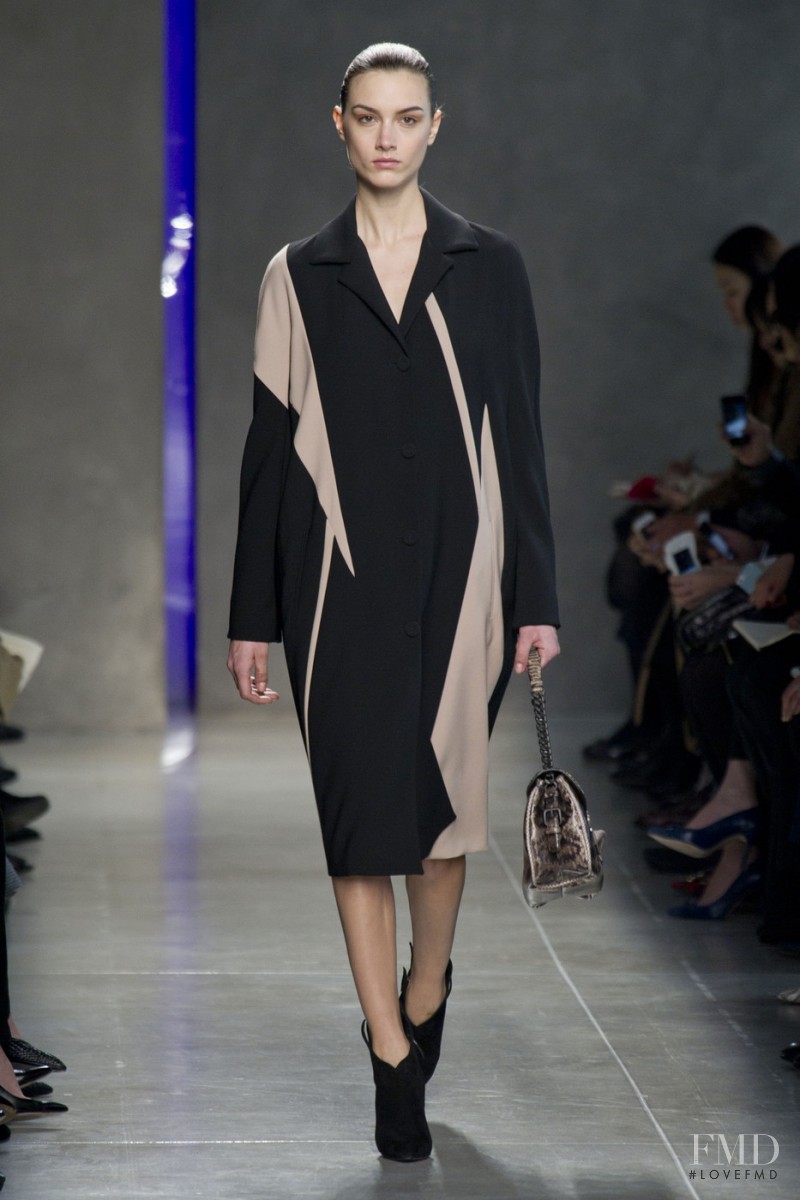 Ronja Furrer featured in  the Bottega Veneta fashion show for Autumn/Winter 2014