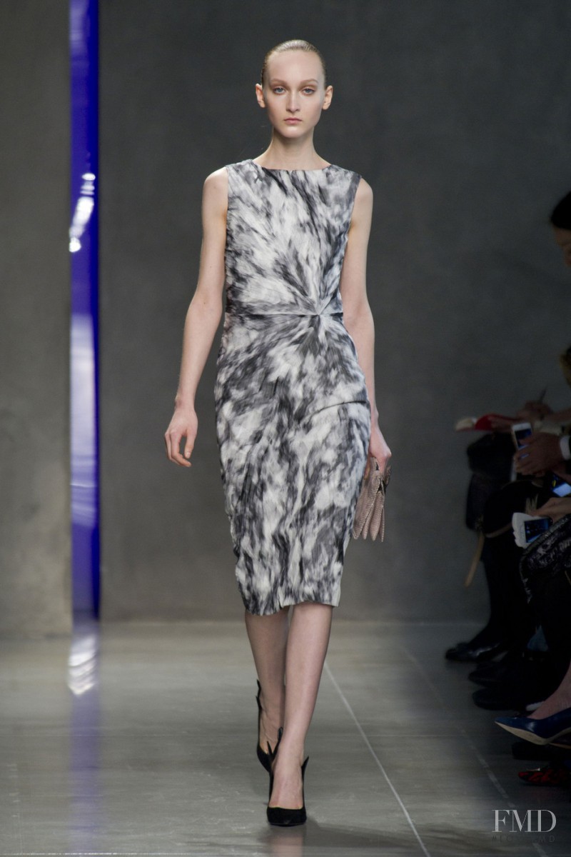 Nika Cole featured in  the Bottega Veneta fashion show for Autumn/Winter 2014