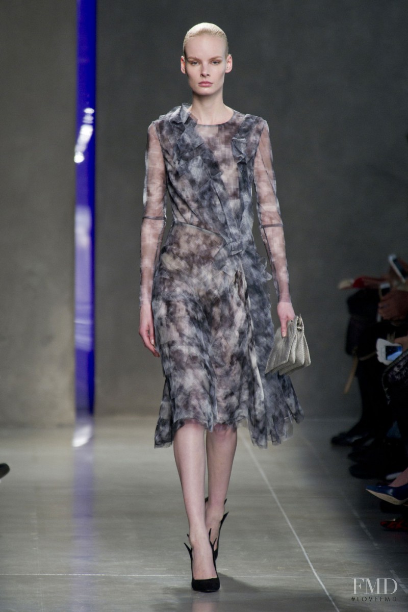 Irene Hiemstra featured in  the Bottega Veneta fashion show for Autumn/Winter 2014