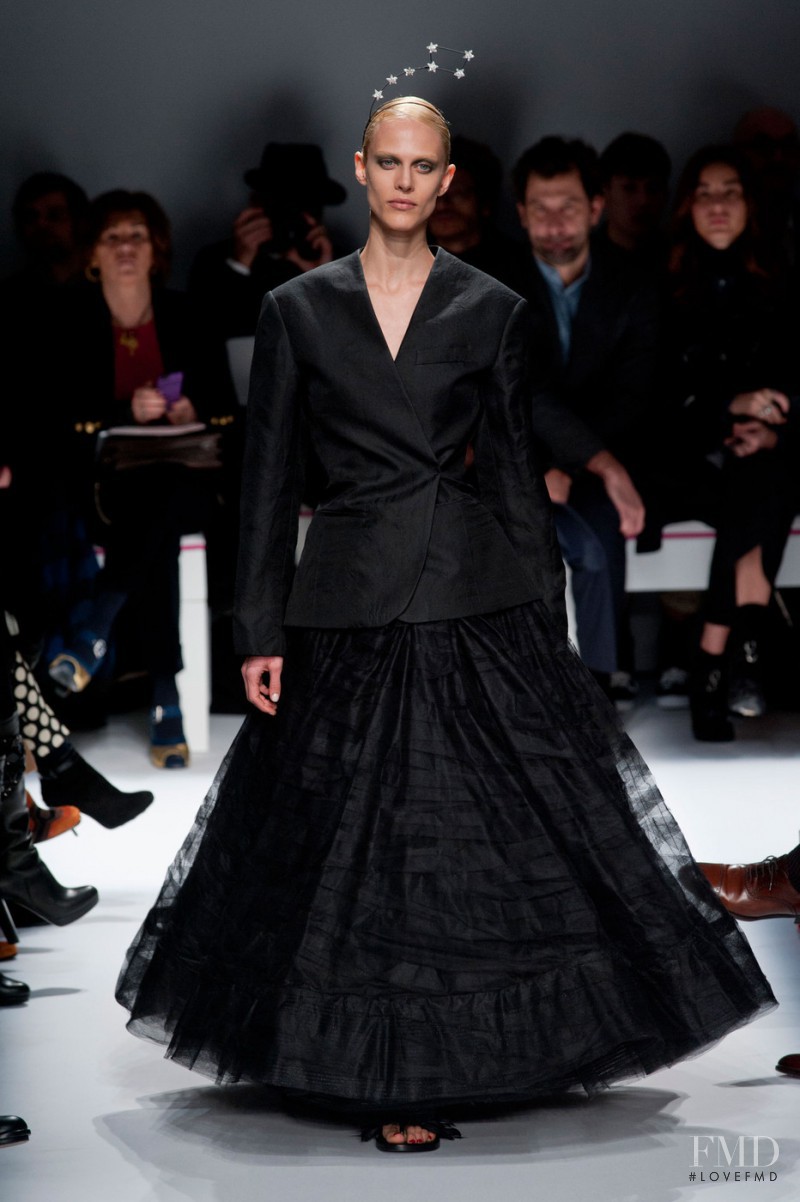 Aymeline Valade featured in  the Schiaparelli fashion show for Spring/Summer 2015