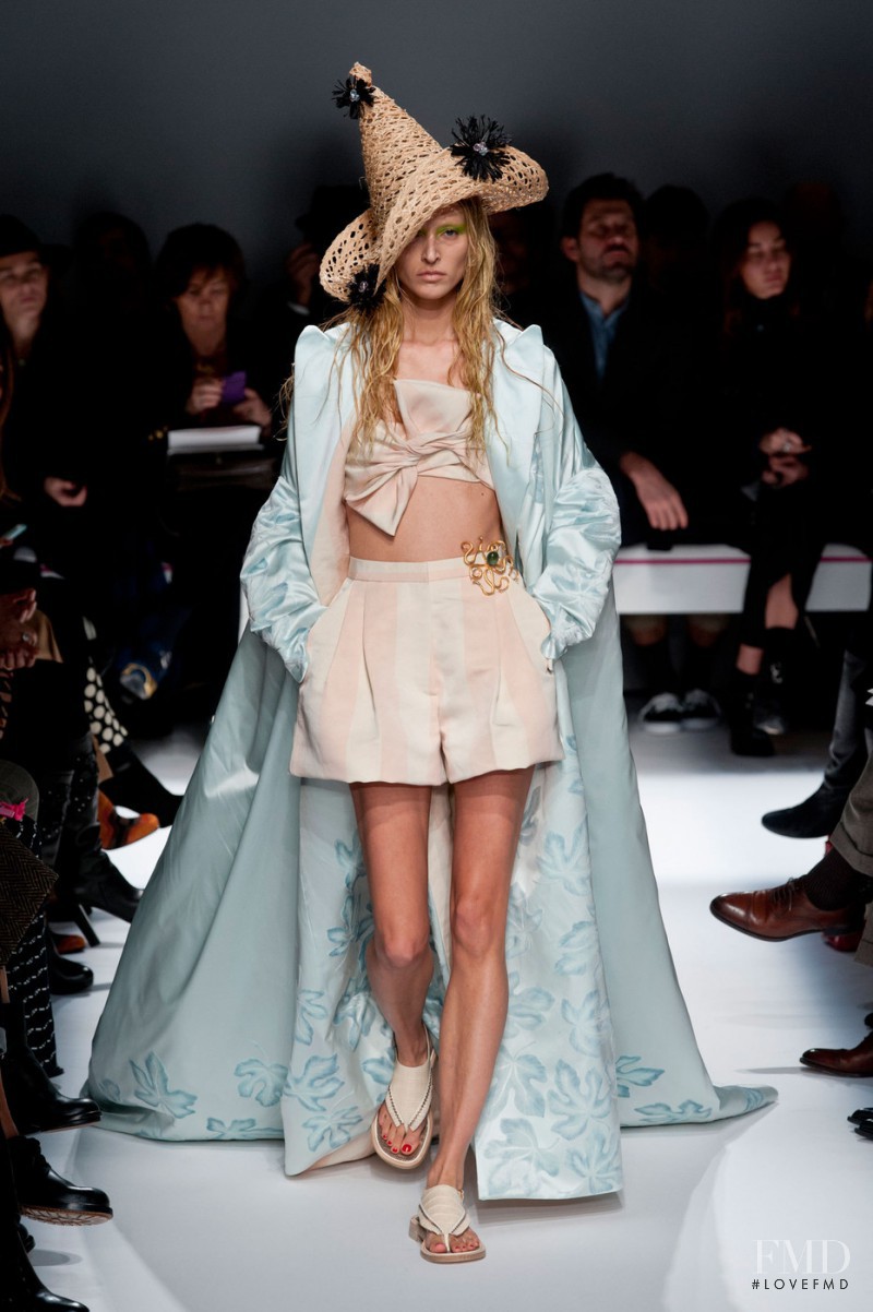 Liisa Winkler featured in  the Schiaparelli fashion show for Spring/Summer 2015