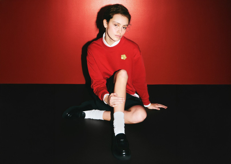 Caroline Reuter featured in  the Kenzo Lunar New Year 2025 advertisement for Spring 2025