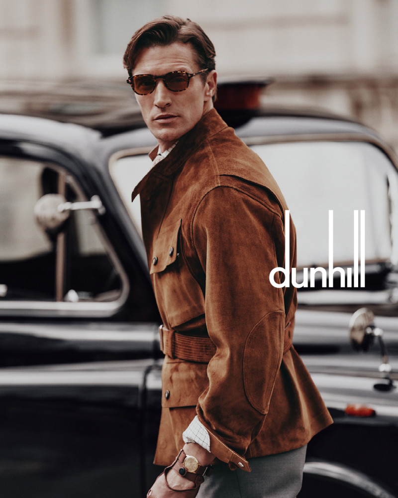 Shaun de Wet featured in  the Dunhill advertisement for Spring 2025