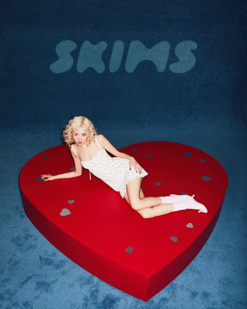 Skims Valentine\'s Day advertisement for Spring 2025