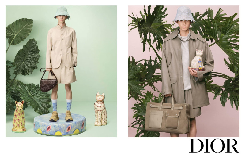 Dugyeong Kim featured in  the Dior Homme advertisement for Spring/Summer 2025