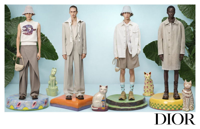 Dugyeong Kim featured in  the Dior Homme advertisement for Spring/Summer 2025