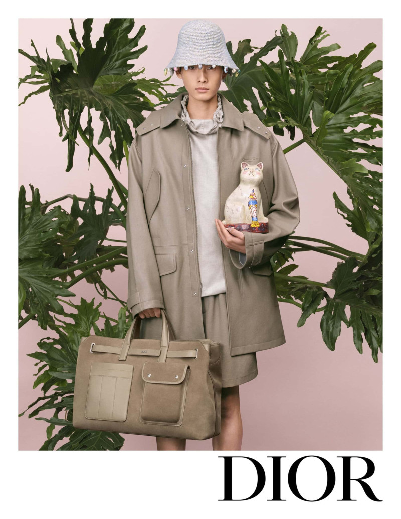 Dugyeong Kim featured in  the Dior Homme advertisement for Spring/Summer 2025