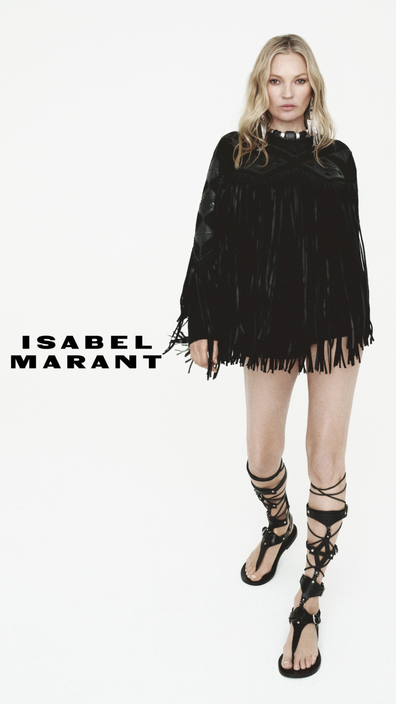 Kate Moss featured in  the Isabel Marant advertisement for Spring/Summer 2025