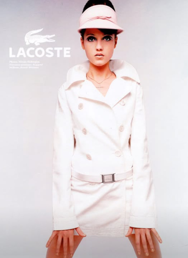 Natasha Prince featured in  the Lacoste advertisement for Spring/Summer 2005