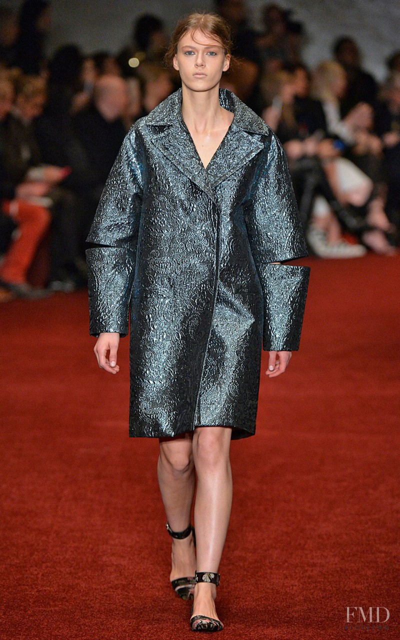Tess Hellfeuer featured in  the Erdem fashion show for Autumn/Winter 2014