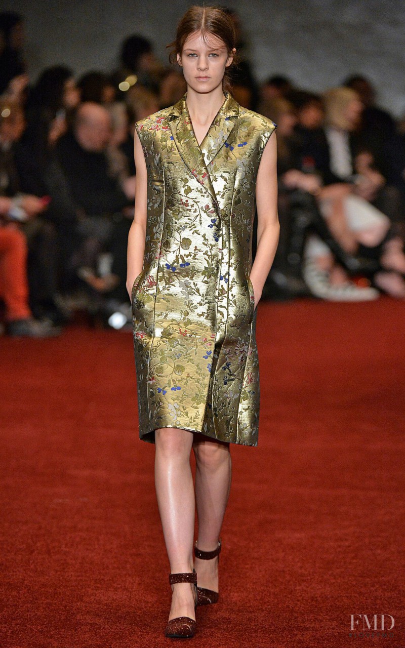 Kayley Chabot featured in  the Erdem fashion show for Autumn/Winter 2014