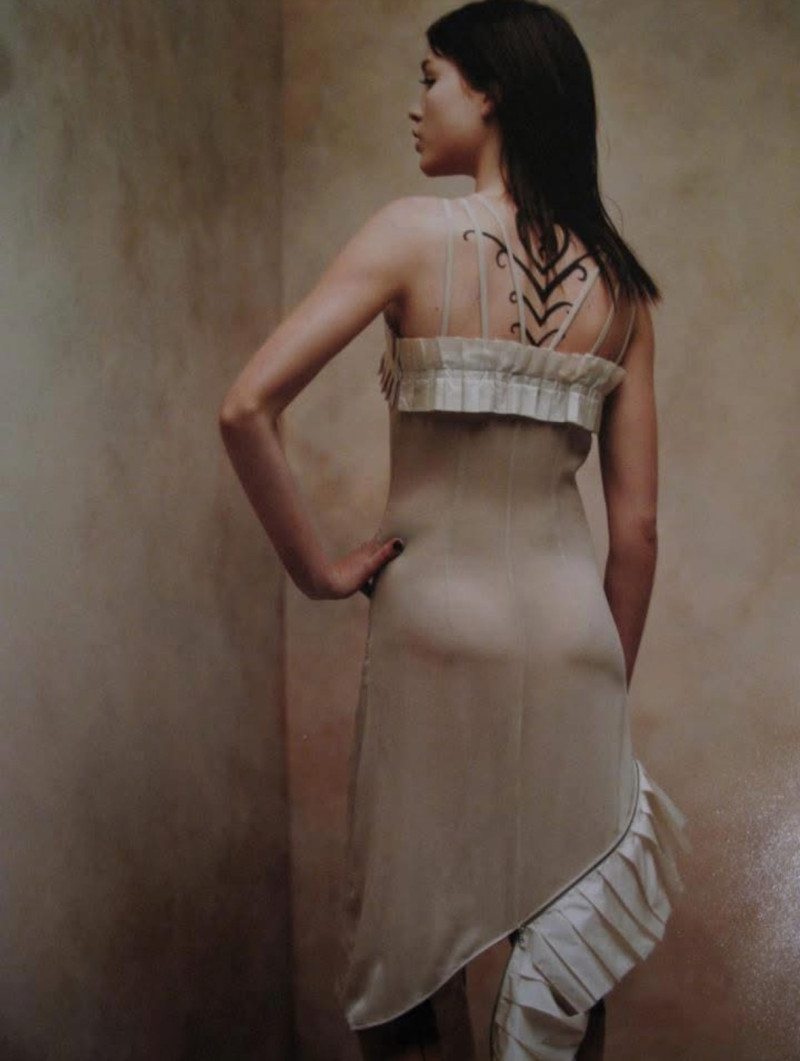 Natasha Prince featured in  the John Richmond advertisement for Spring/Summer 2005