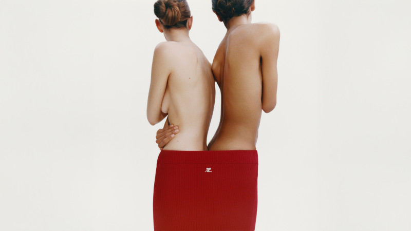 André Courrèges Valentines Day 2025 advertisement for Spring/Summer 2025