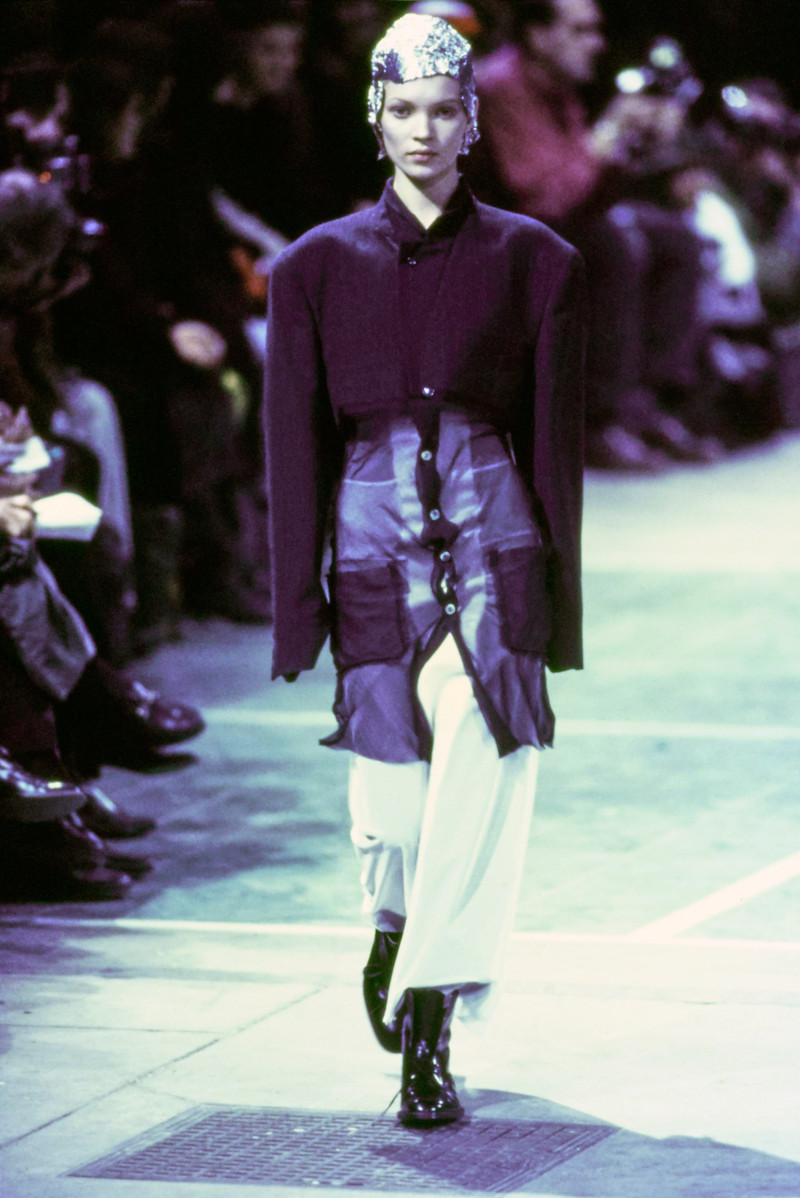 Kate Moss featured in  the Comme Des Garcons fashion show for Autumn/Winter 1993
