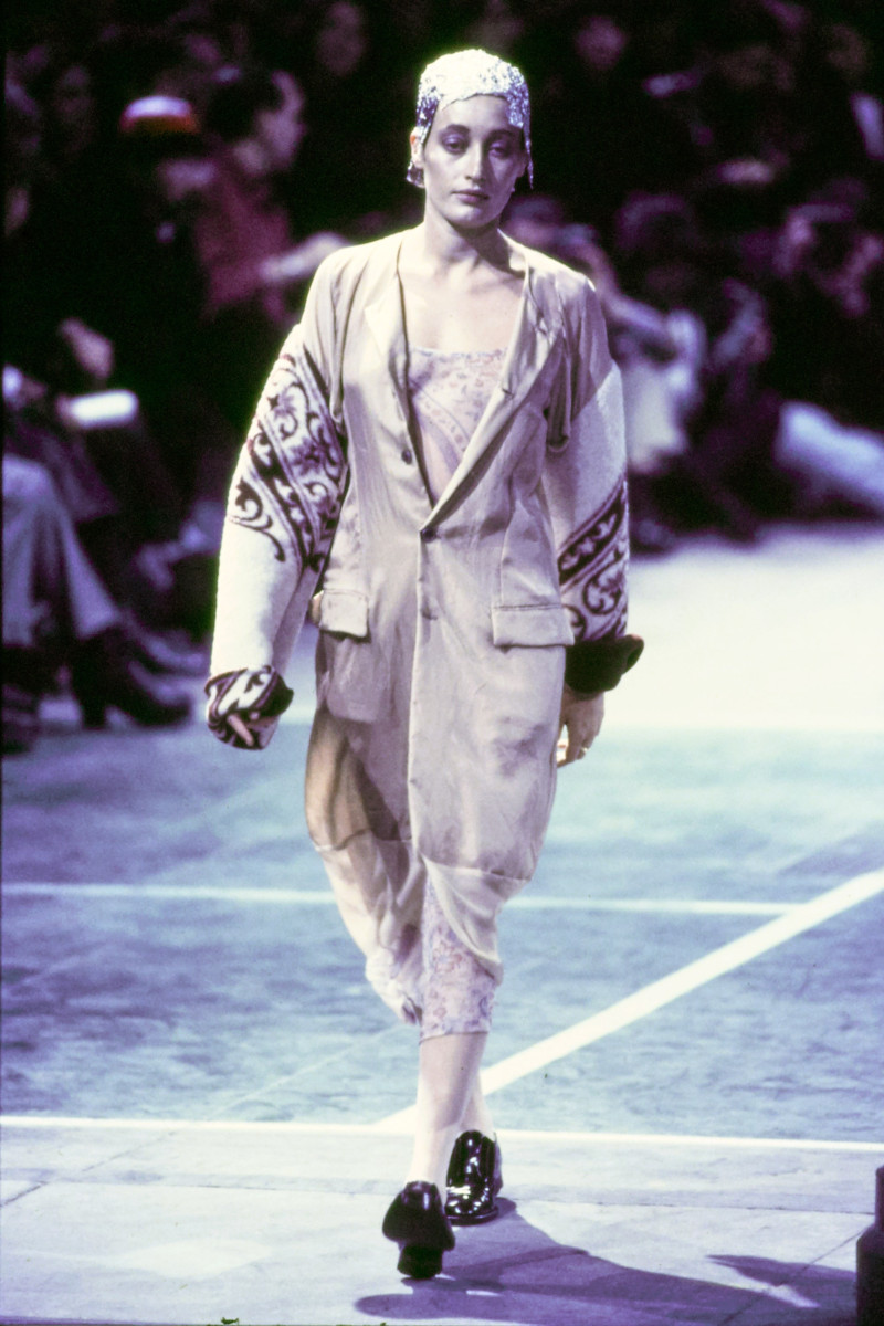 Marie Sophie Wilson-Carr featured in  the Comme Des Garcons fashion show for Autumn/Winter 1993