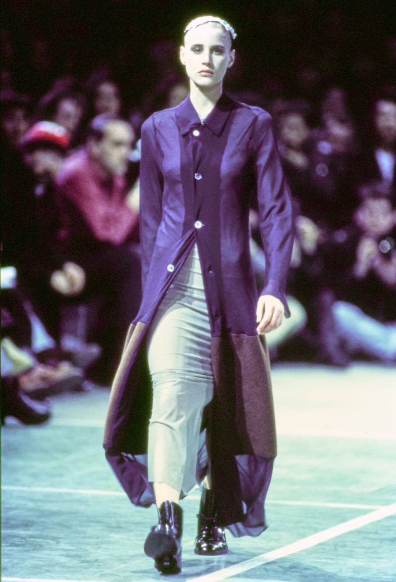 Eve Salvail featured in  the Comme des Garçons fashion show for Autumn/Winter 1993
