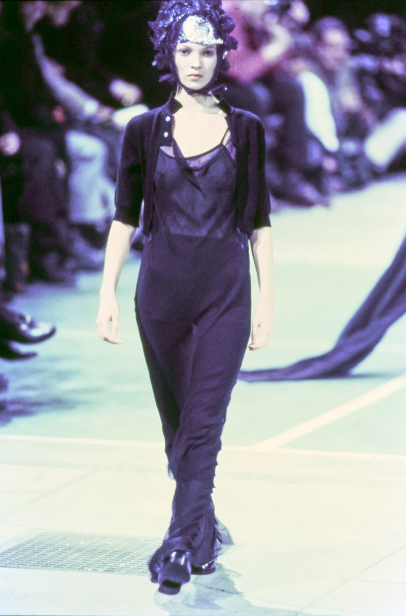 Kate Moss featured in  the Comme des Garçons fashion show for Autumn/Winter 1993