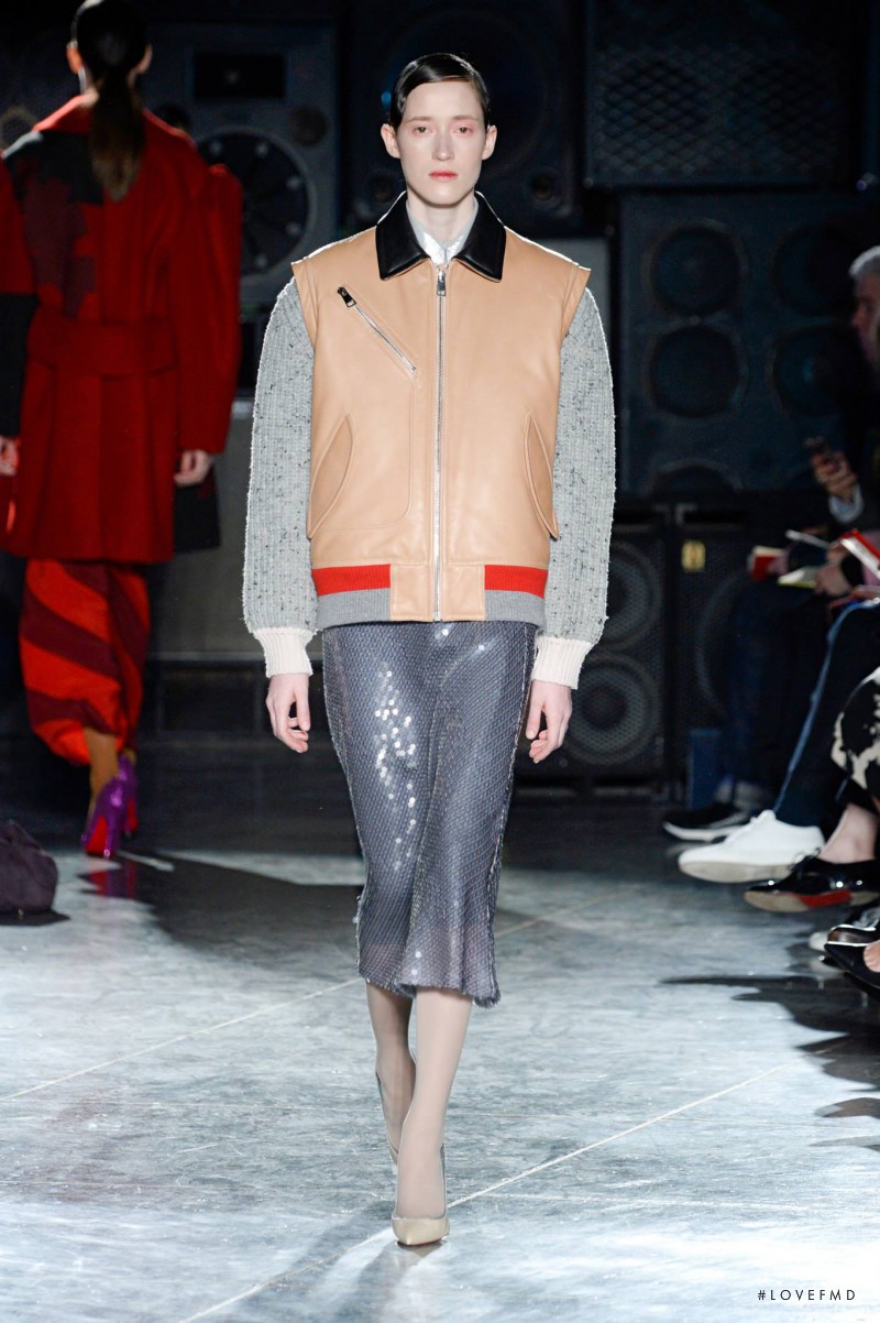 Helena Severin featured in  the Jonathan Saunders fashion show for Autumn/Winter 2014