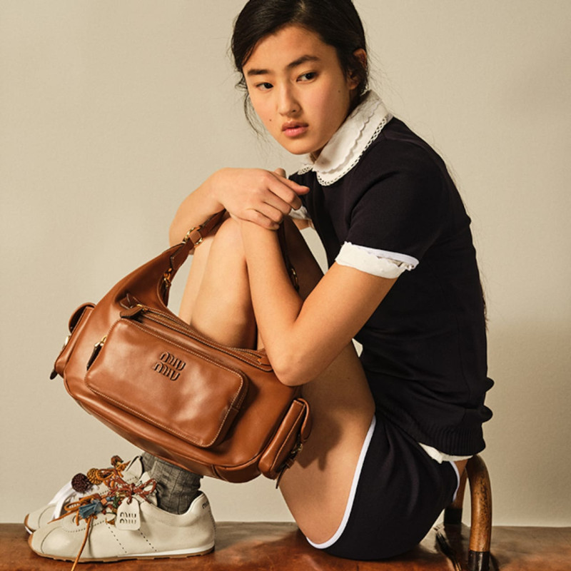 Miu Miu Miu Miu Gymnasium and  Custom Studio advertisement for Spring/Summer 2025