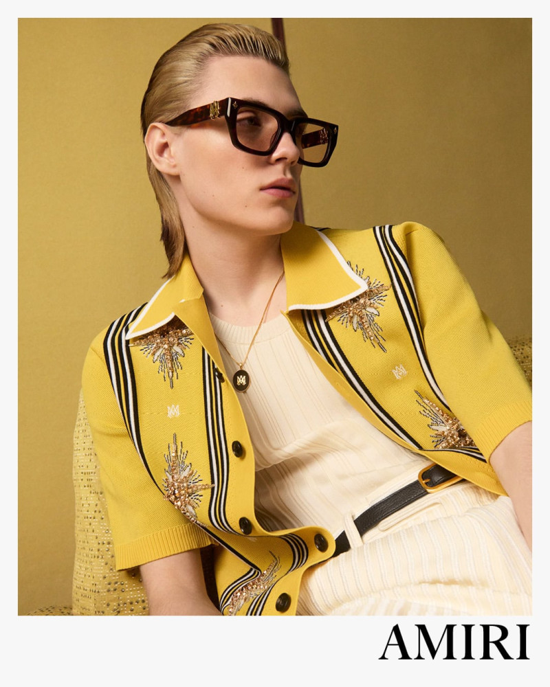 Amiri advertisement for Spring/Summer 2025