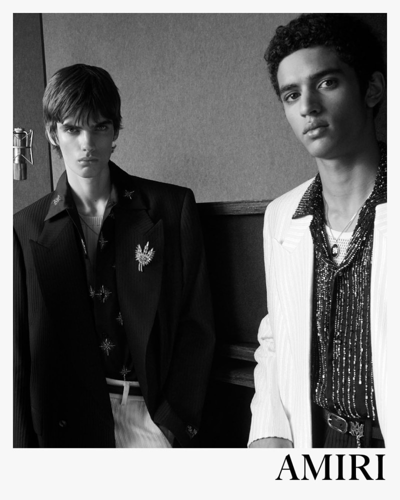 Amiri advertisement for Spring/Summer 2025