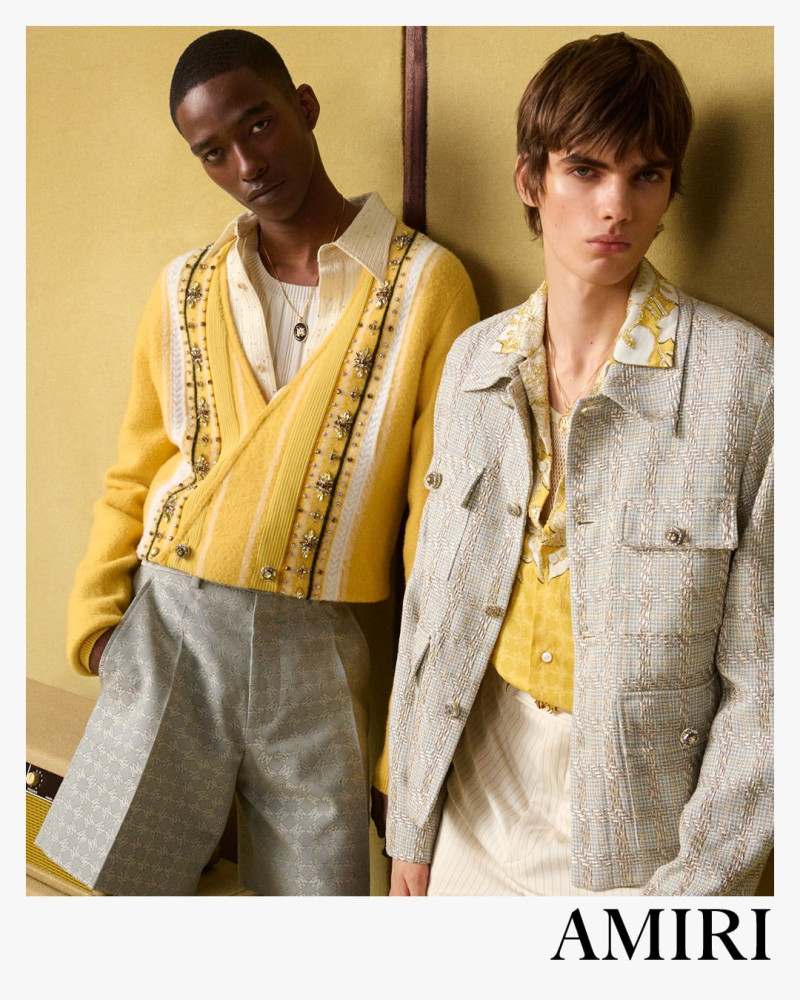 Amiri advertisement for Spring/Summer 2025