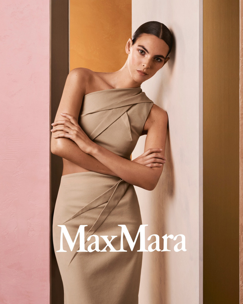 Vittoria Ceretti featured in  the Max Mara advertisement for Spring/Summer 2025