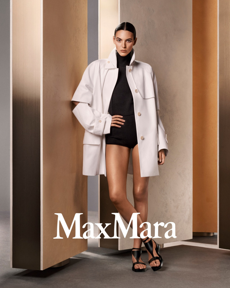 Vittoria Ceretti featured in  the Max Mara advertisement for Spring/Summer 2025