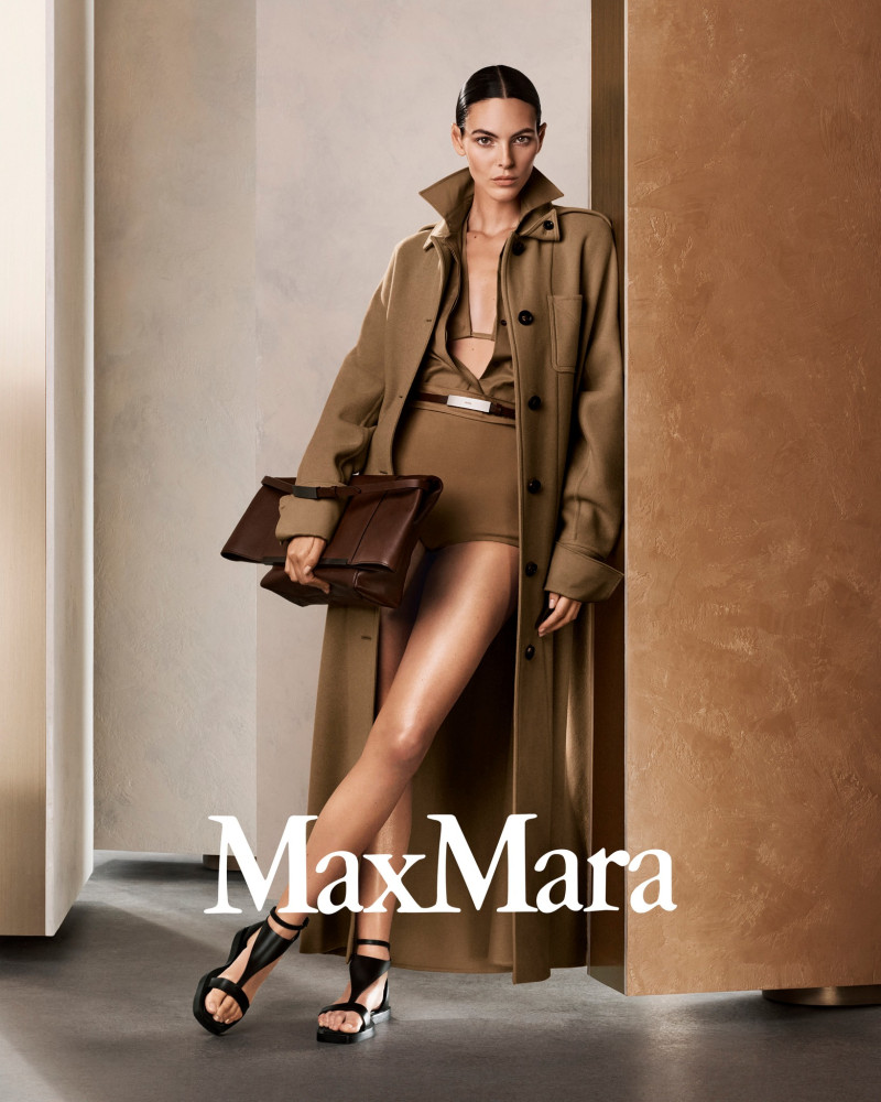 Vittoria Ceretti featured in  the Max Mara advertisement for Spring/Summer 2025