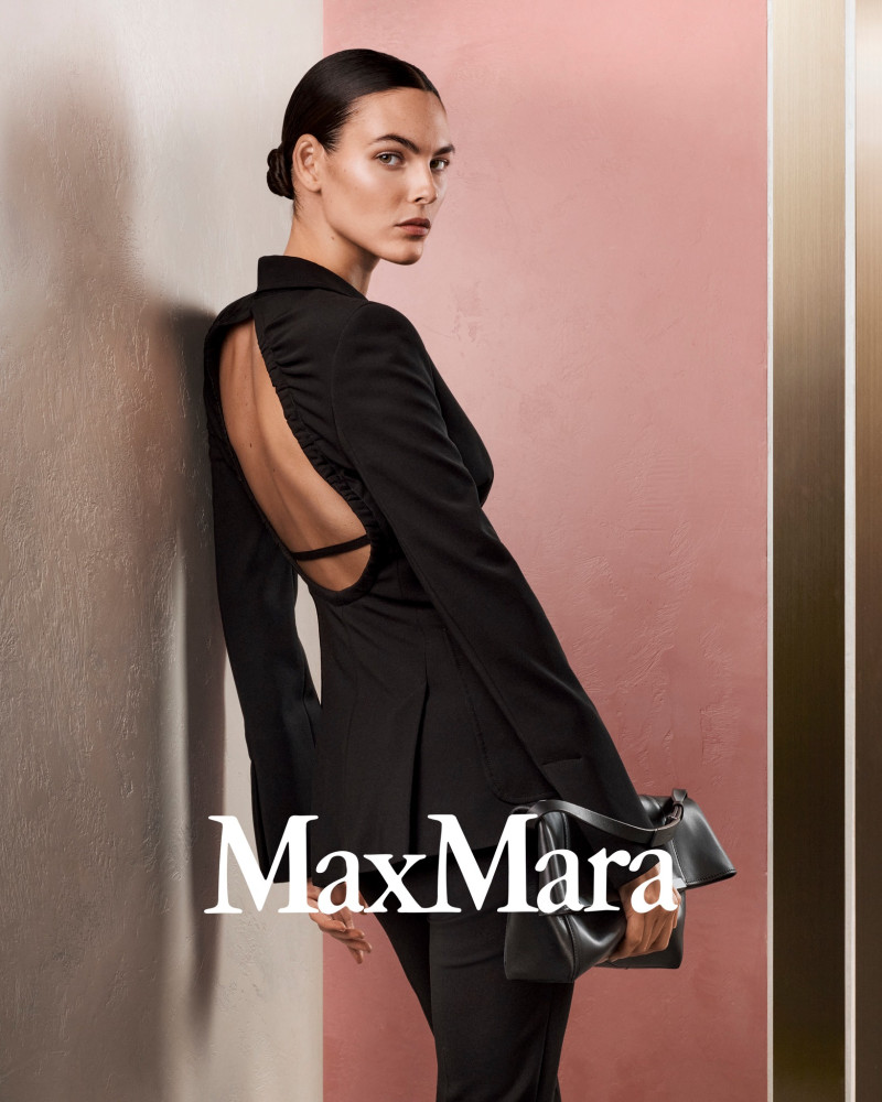 Vittoria Ceretti featured in  the Max Mara advertisement for Spring/Summer 2025