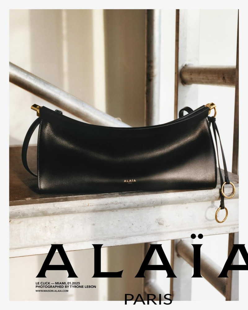 Daria Werbowy featured in  the Alaia advertisement for Spring/Summer 2025