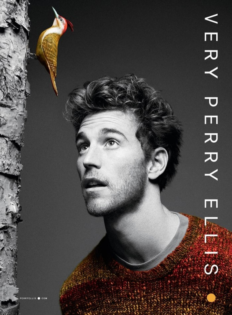 Rodrigo Calazans featured in  the Perry Ellis Very Perry Ellis advertisement for Autumn/Winter 2013