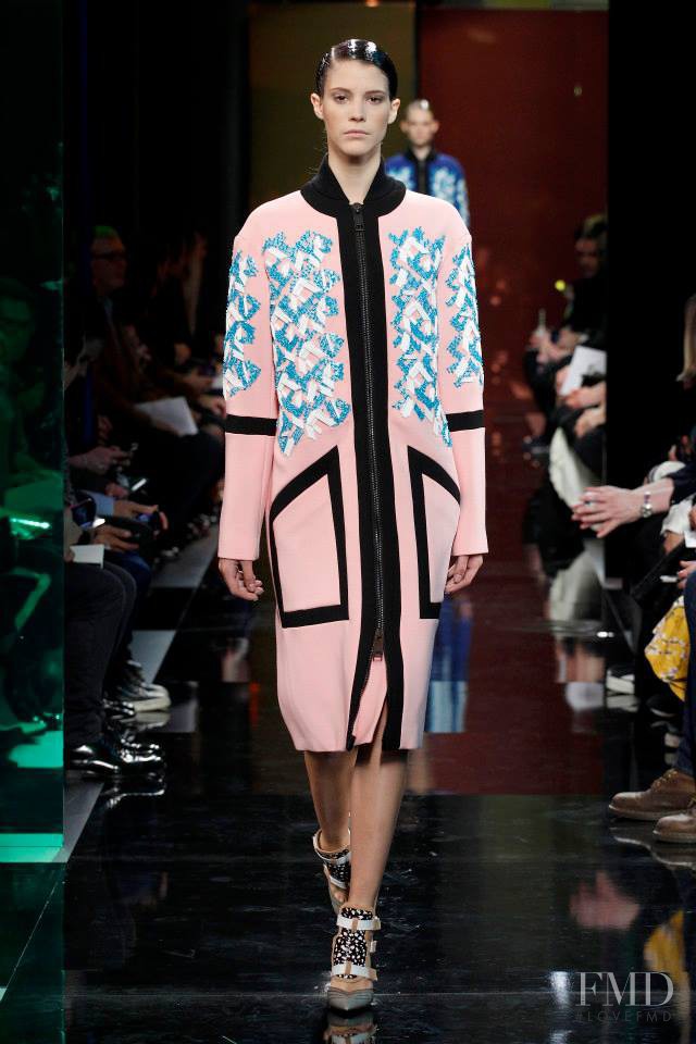 Carla Ciffoni featured in  the Peter Pilotto fashion show for Autumn/Winter 2014