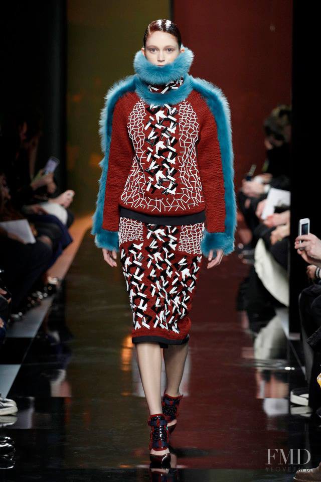 Sophie Touchet featured in  the Peter Pilotto fashion show for Autumn/Winter 2014