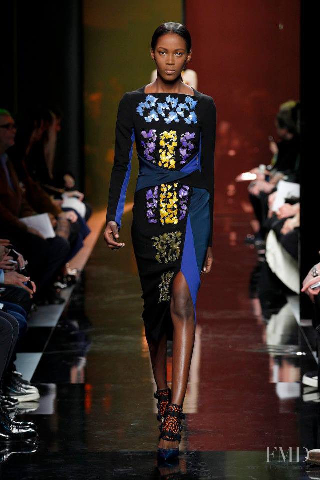 Kai Newman featured in  the Peter Pilotto fashion show for Autumn/Winter 2014