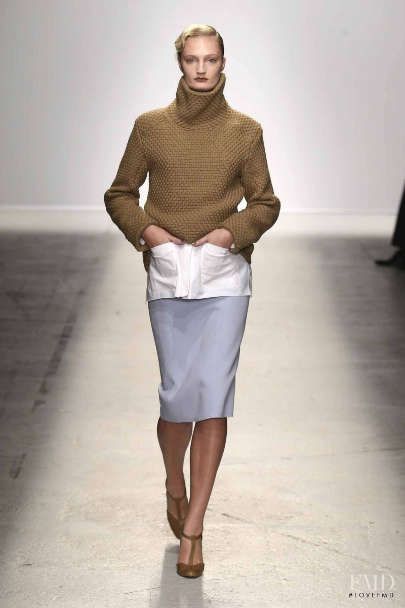 Talisa Quirk featured in  the Pascal Millet fashion show for Autumn/Winter 2014
