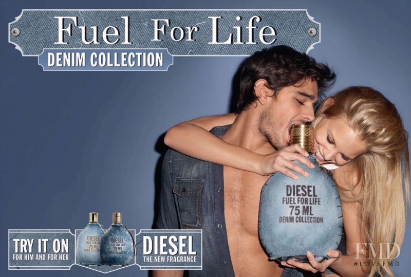 Marloes Horst featured in  the Diesel Fragrances Fuel for Life advertisement for Spring/Summer 2011