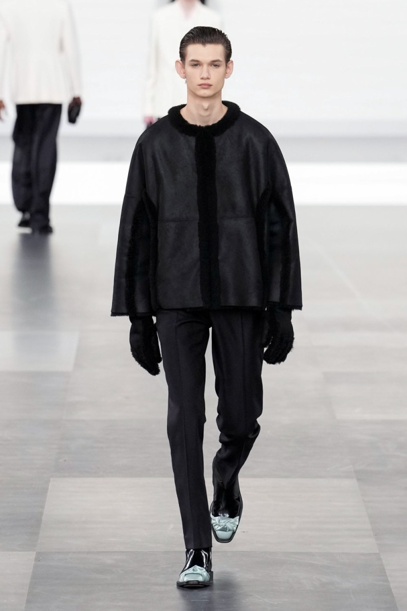 Nikita Gnetnev featured in  the Dior Homme fashion show for Autumn/Winter 2025