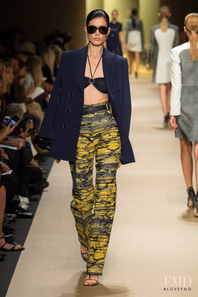 Larissa Hofmann featured in  the Guy Laroche fashion show for Spring/Summer 2015