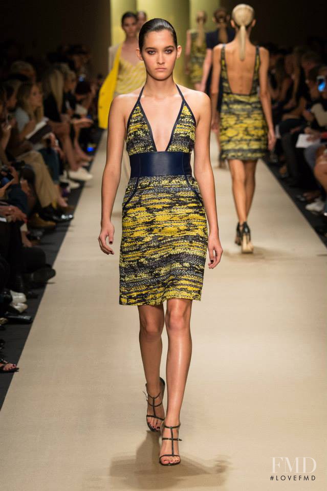 Emma Waldo featured in  the Guy Laroche fashion show for Spring/Summer 2015