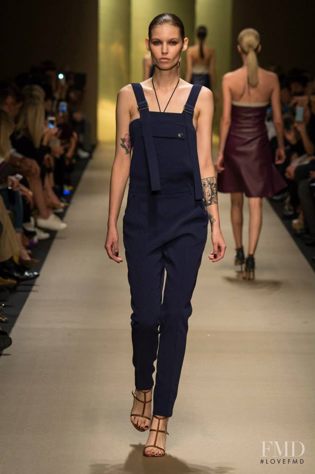 Sara Kiscinska featured in  the Guy Laroche fashion show for Spring/Summer 2015