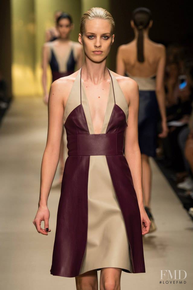 Julia Frauche featured in  the Guy Laroche fashion show for Spring/Summer 2015