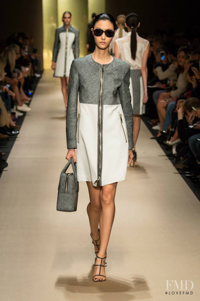 Ji Hye Park featured in  the Guy Laroche fashion show for Spring/Summer 2015