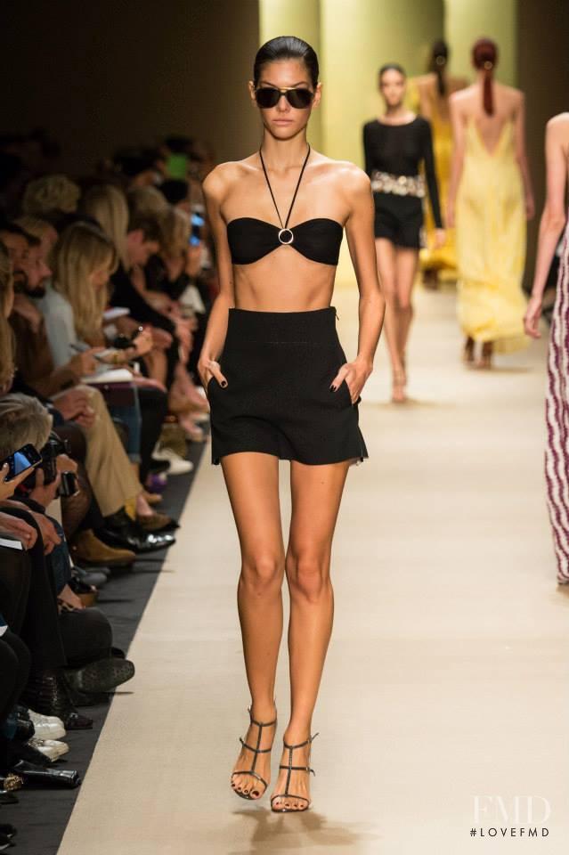 Marta Ortiz featured in  the Guy Laroche fashion show for Spring/Summer 2015