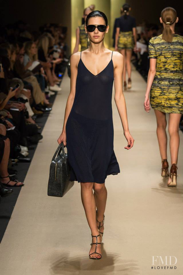 Iana Godnia featured in  the Guy Laroche fashion show for Spring/Summer 2015