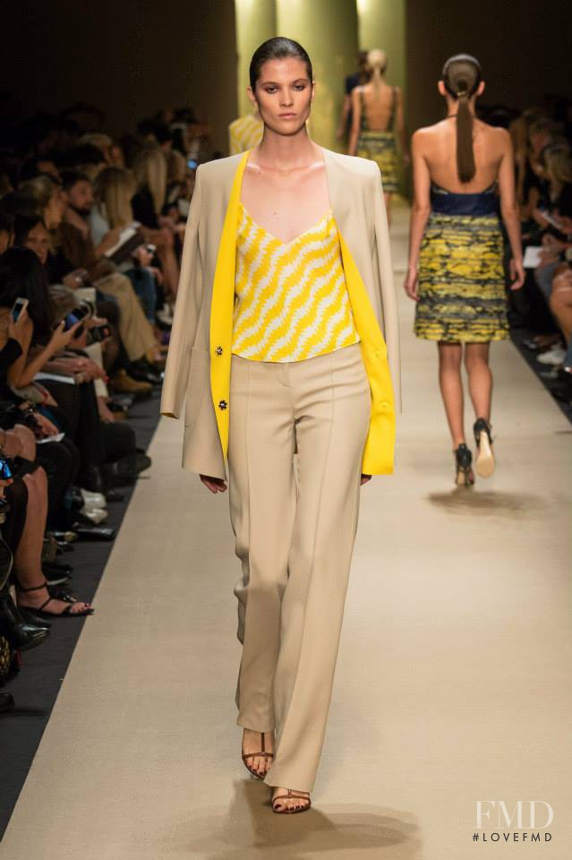 Estee Rammant featured in  the Guy Laroche fashion show for Spring/Summer 2015