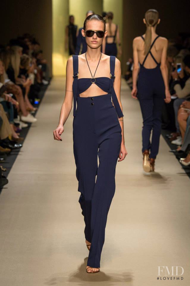 Emma  Oak featured in  the Guy Laroche fashion show for Spring/Summer 2015